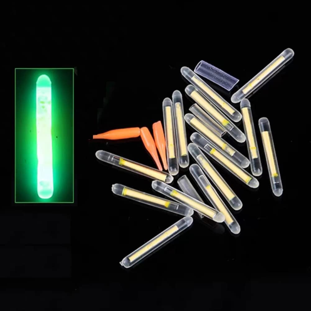 Fishing Bobber Float - 100Pcs Small Green Glow Sticks/Fishing Floats