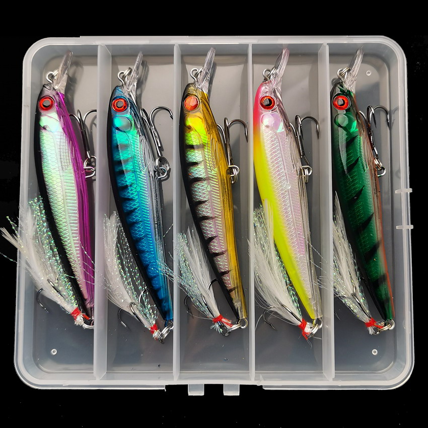 Fishing Equipment Bait - Aorace 5pcs/box Laser 3D Eyes Bionic
